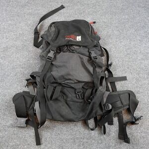 Vintage Osprey Hiking Backpack Mens Small Black Nylon Backpacking Kestrel